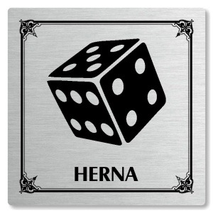 Herna, 148x148mm, stříbrná, Nebraska